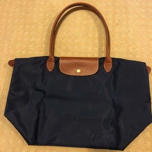 Le Pliage Navy Nylon Tote by Longchamp